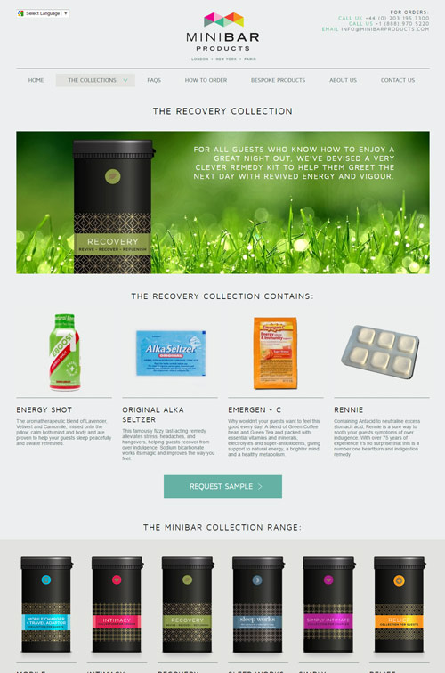 Minibar Products Secondary Screenshot