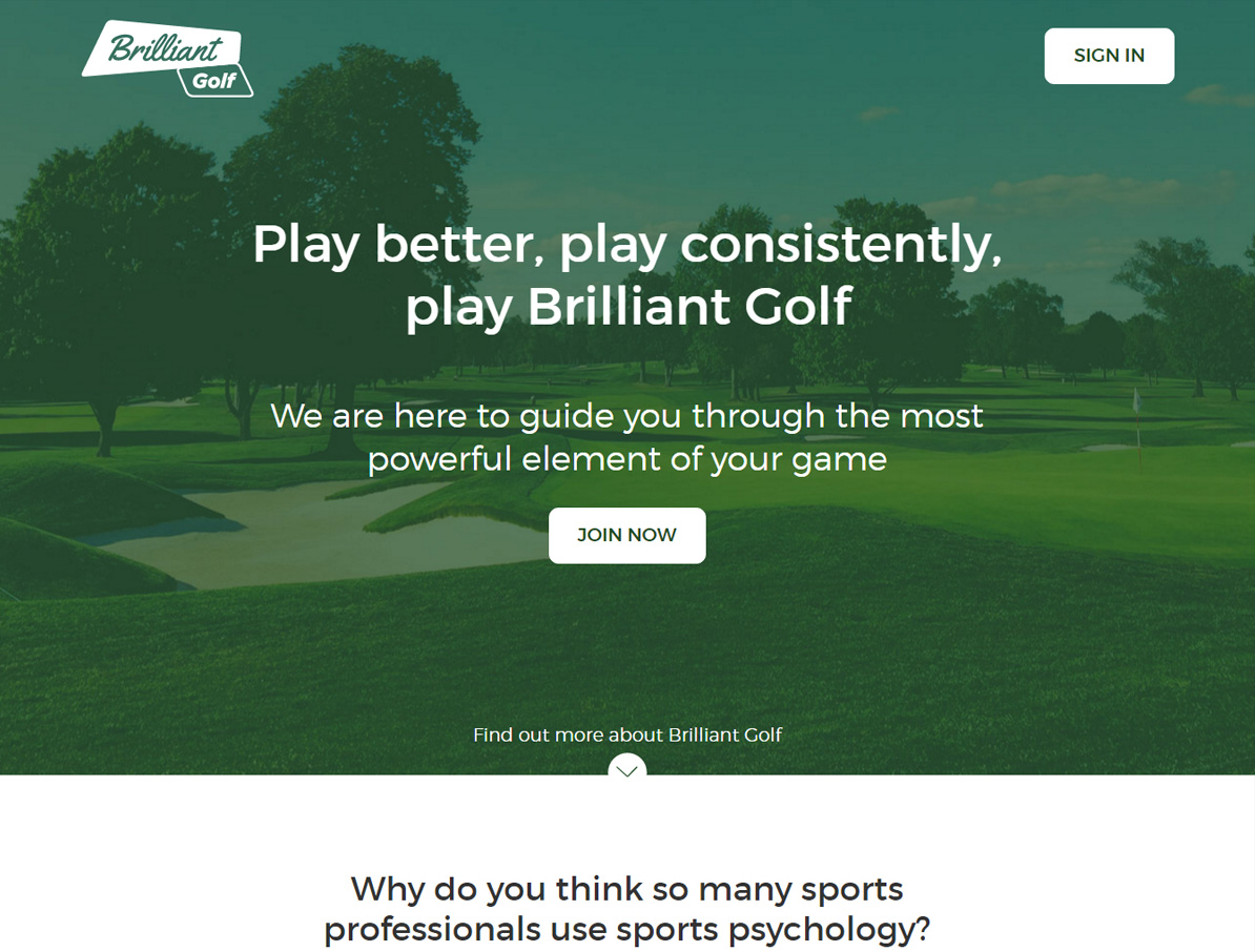 Brilliant Golf Primary Screenshot