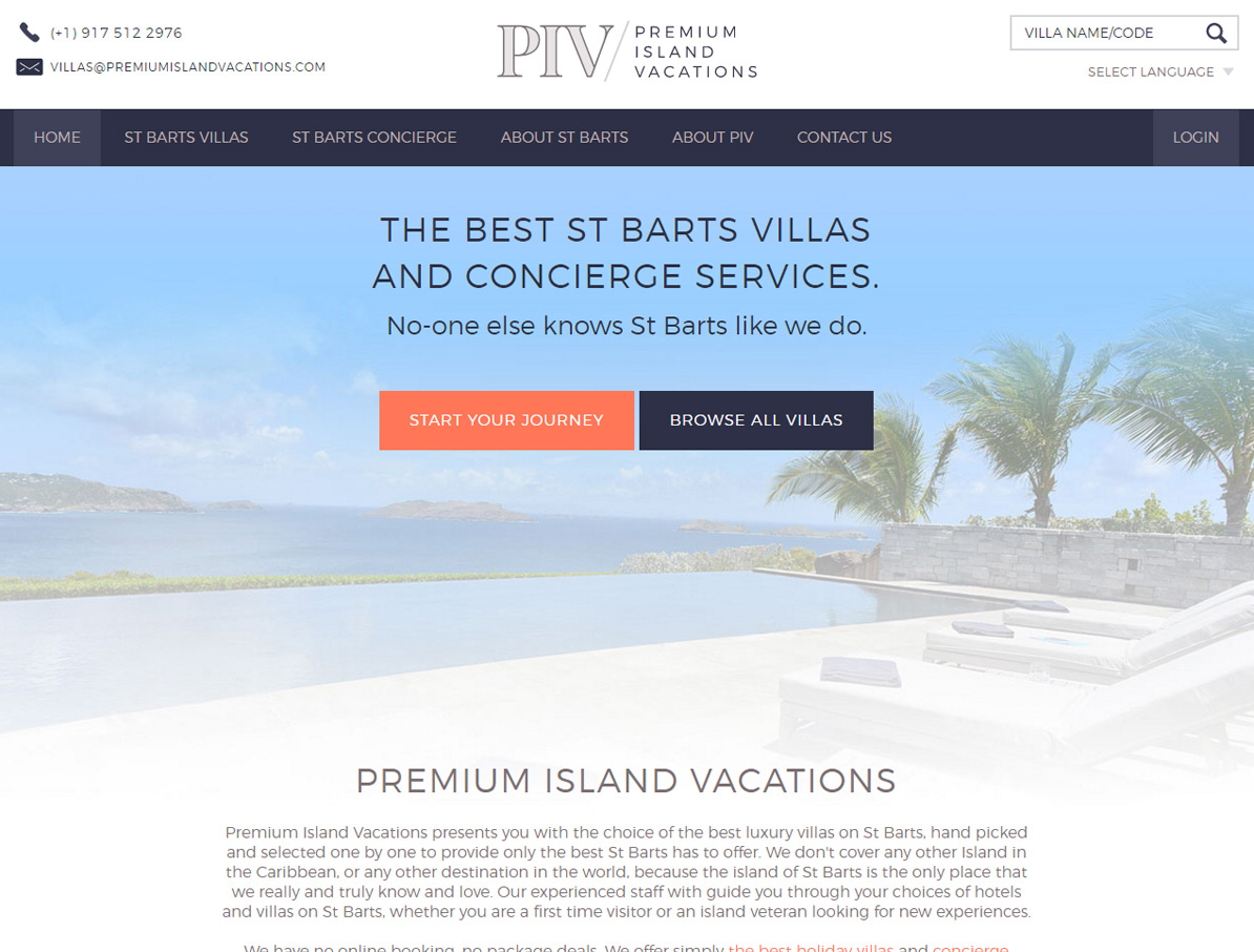 Premium Island Vacations Primary Screenshot